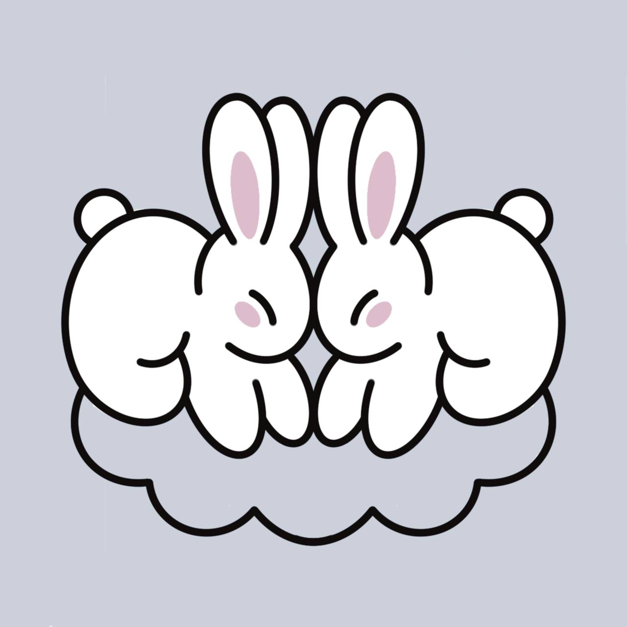 BLUE BUNBUN Pin miniatura 3