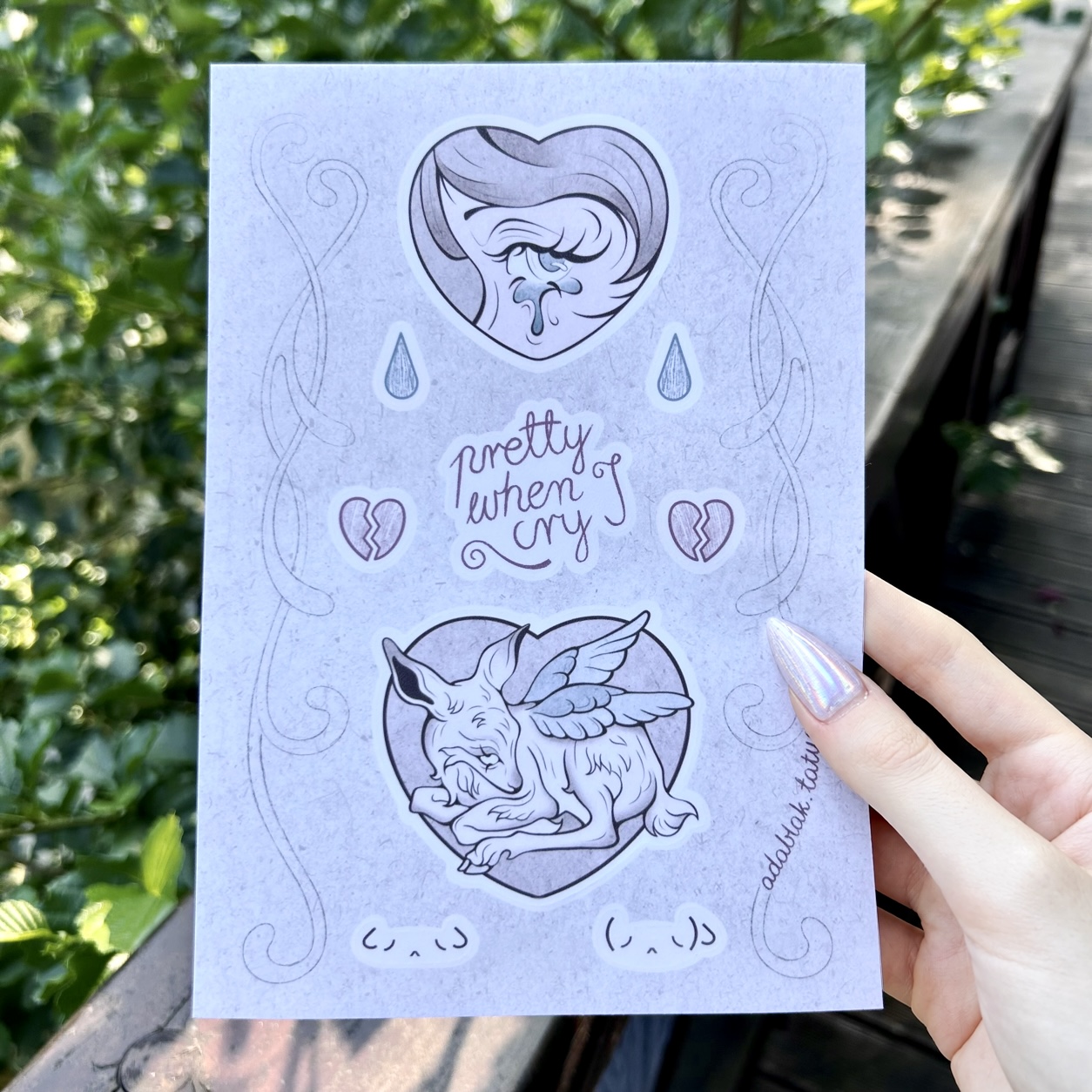 TEARY Sticker set