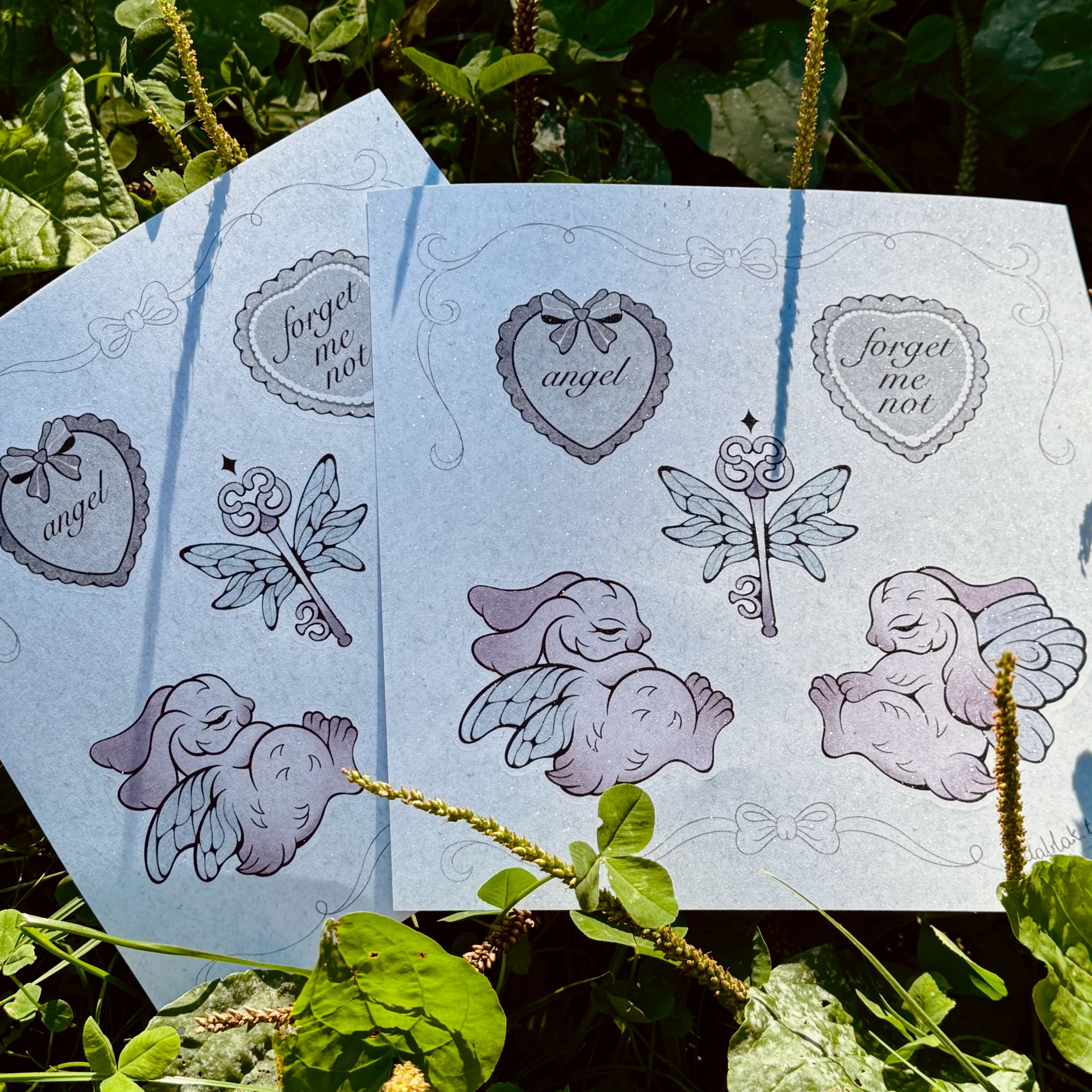FLUFFY FAIRIES Sticker set