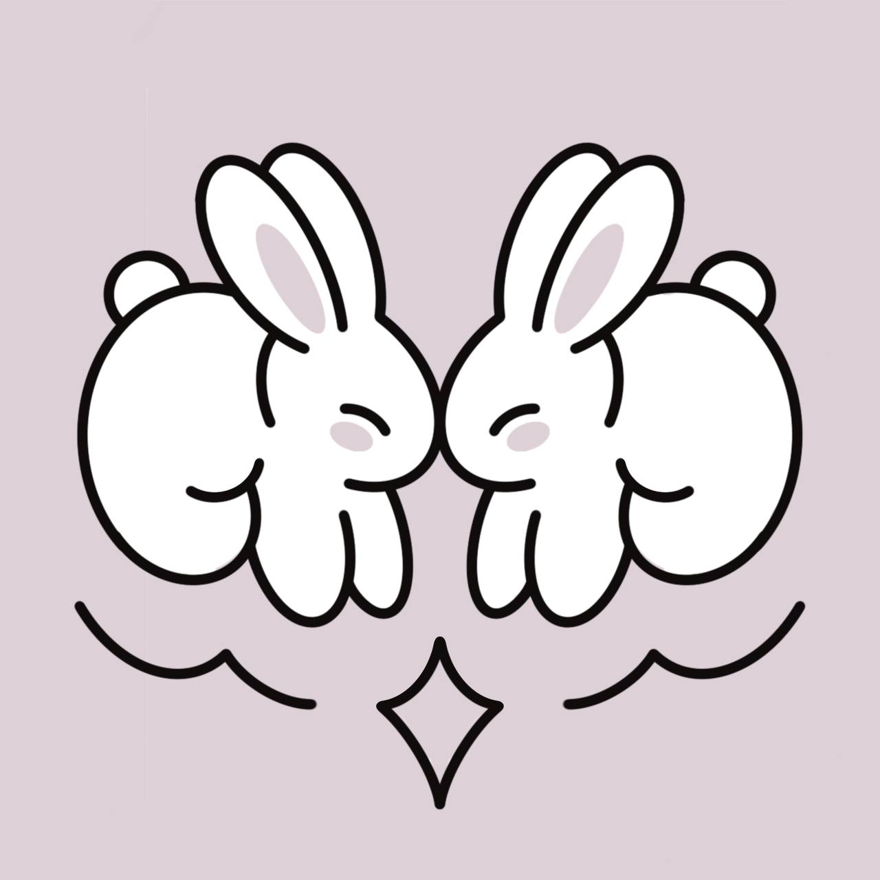 PURPLE BUNBUN Pin miniatura 4