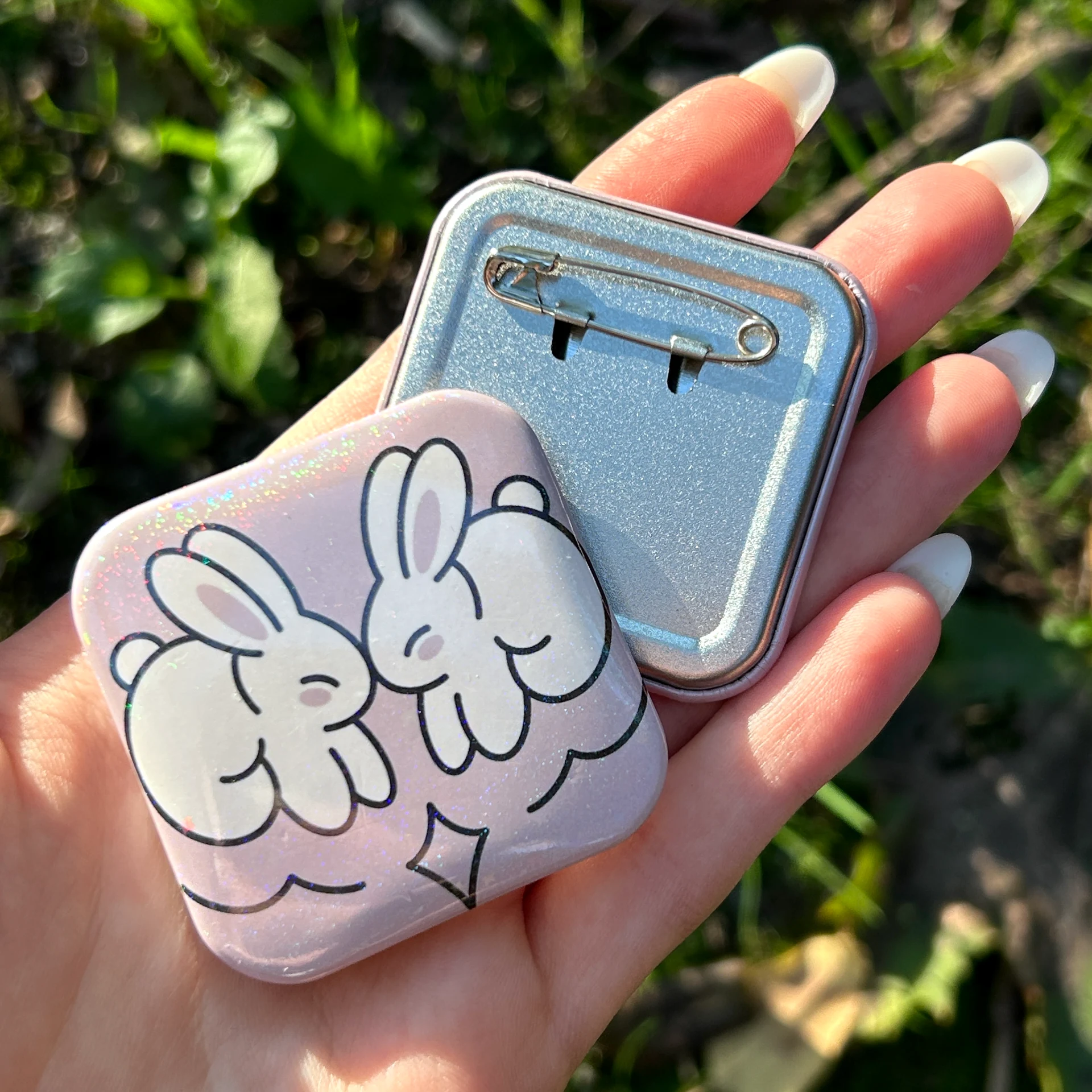 PURPLE BUNBUN Pin miniatura 3
