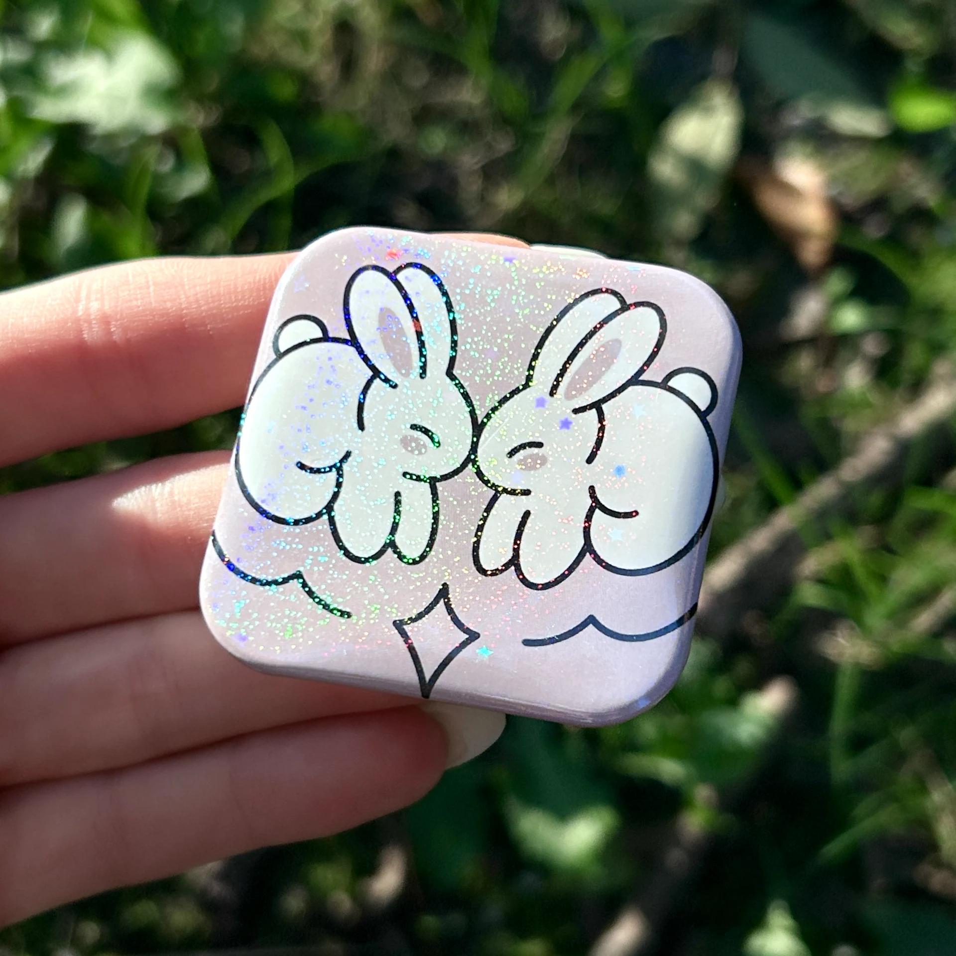 PURPLE BUNBUN Pin miniatura 2