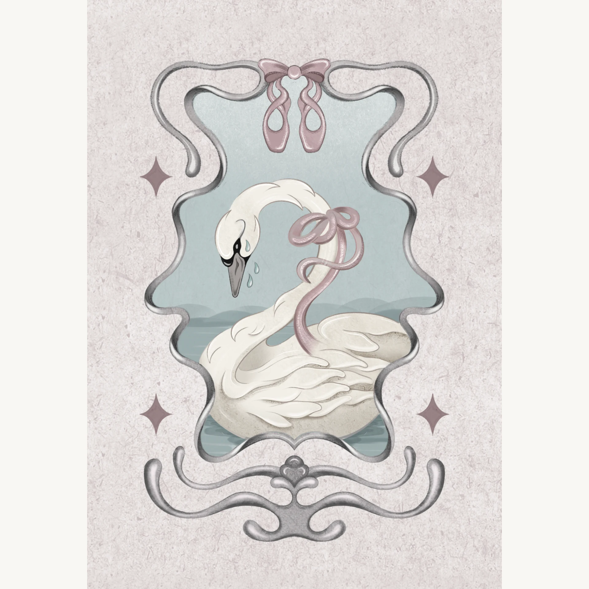 WHITE SWAN Print miniatura 2